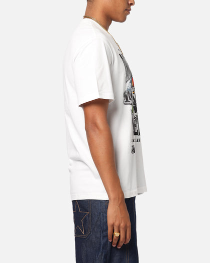 Mitchell & Ness Collingwood Magpies Mascot T-Shirt Vintage White