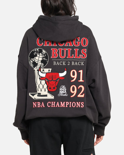 Mitchell & Ness Chicago Bulls National Champions Hoodie Faded Black