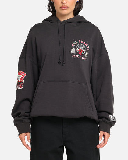 Mitchell & Ness Chicago Bulls National Champions Hoodie Faded Black