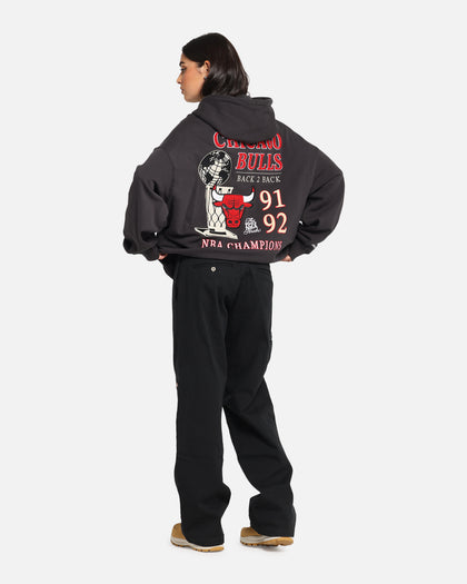 Mitchell & Ness Chicago Bulls National Champions Hoodie Faded Black