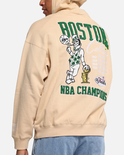 Mitchell & Ness Boston Celtics National Champions Hoodie Pebble