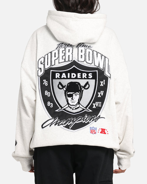Mitchell & Ness Las Vegas Raiders National Champions Hoodie Silver Marle