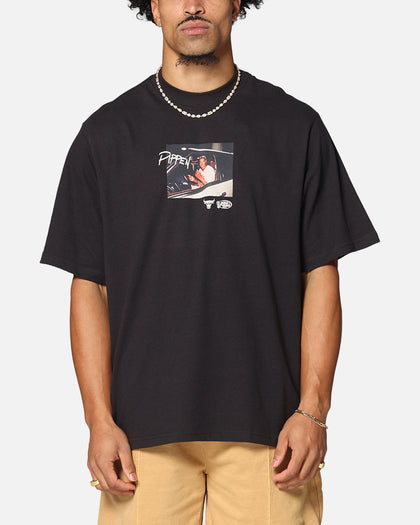 Mitchell & Ness Chicago Bulls Scottie Pippen Pre & Post Game T-Shirt Faded Black