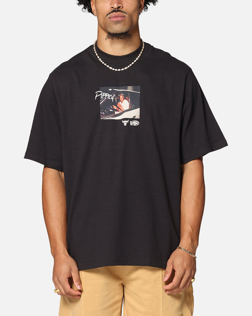 Mitchell & Ness Chicago Bulls Scottie Pippen Pre & Post Game T-Shirt Faded Black