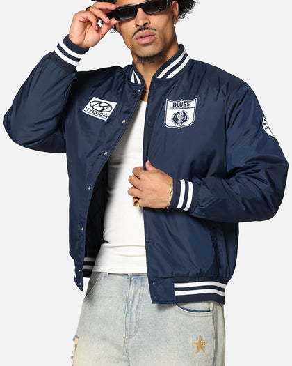 Mitchell & Ness Carlton Blues Team Bomber Jacket Navy