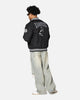 Mitchell & Ness Collingwood Magpies Team Bomber Jacket Solid Black