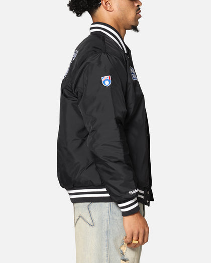 Mitchell & Ness Collingwood Magpies Team Bomber Jacket Solid Black