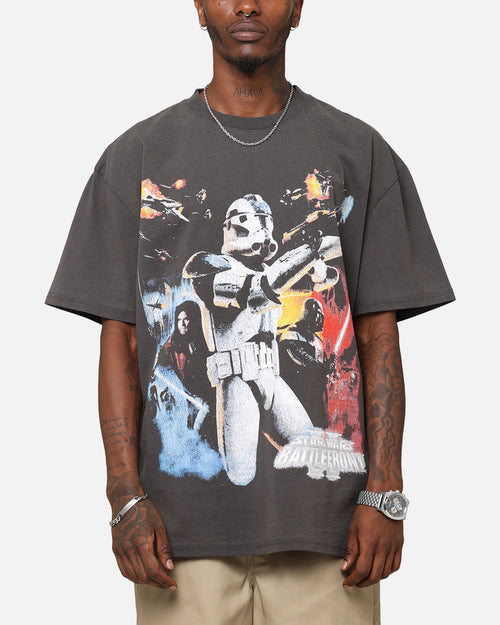American Thrift Star Wars Battlefront 2 Heavy T-Shirt Black Wash