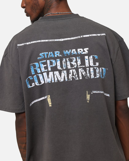 American Thrift Star Wars Battlefront Republic Commando Heavy T-Shirt Black Wash
