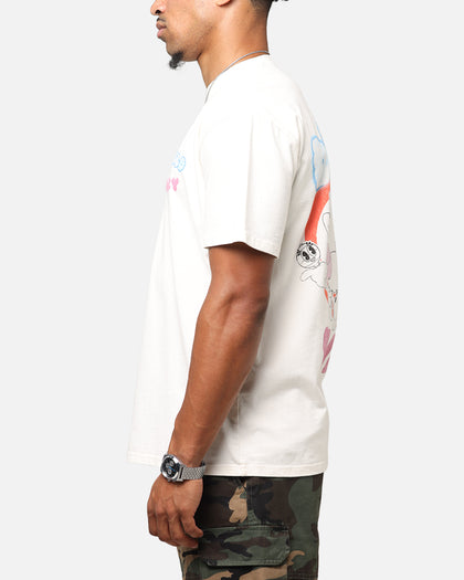 Goat Crew Disney's Daisy Duck & Donald Duck Heavyweight T-Shirt Off White