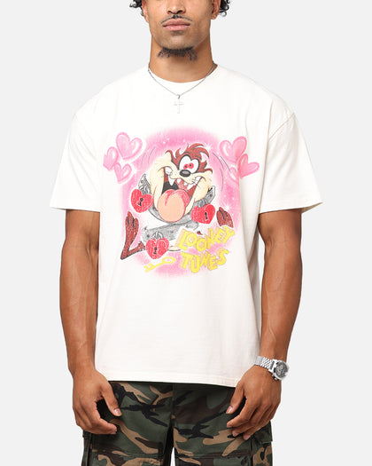 Goat Crew X Warner Bros. Looney Tunes In Love Looney Heavyweight T-Shirt Off White