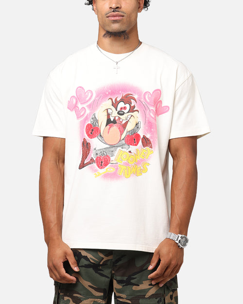 Goat Crew X Warner Bros. Looney Tunes In Love Looney Heavyweight T-Shirt Off White