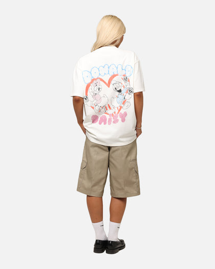 Goat Crew Disney’s Daisy Duck & Donald Duck Heavy T-Shirt Off White