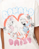 Goat Crew Disney’s Daisy Duck & Donald Duck Heavy T-Shirt Off White