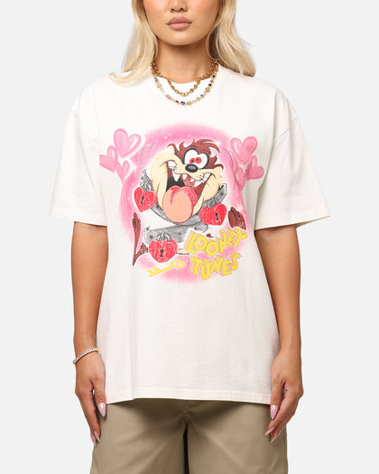 Goat Crew X Warner Bros. Looney Tunes In Love Looney Heavy T-Shirt Off White