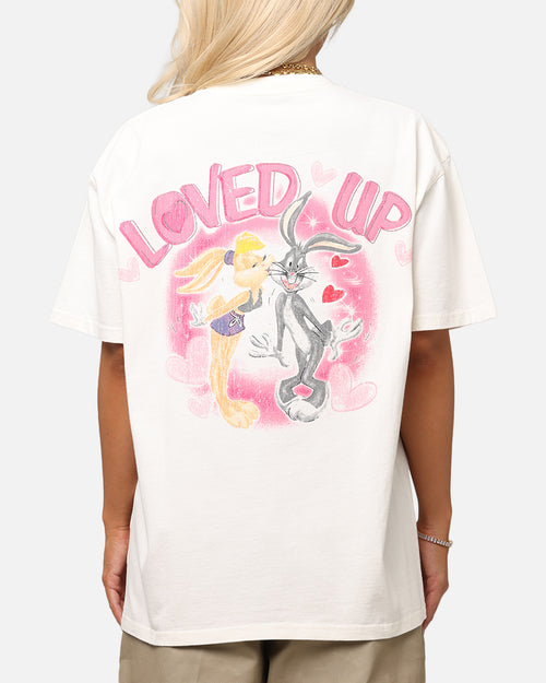 Goat Crew X Warner Bros. Looney Tunes In Love Looney Heavy T-Shirt Off White