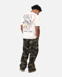 Goat Crew Disney’s Mickey Mouse & Minnie Mouse Heavy T-Shirt Off White