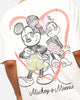 Goat Crew Disney’s Mickey Mouse & Minnie Mouse Heavy T-Shirt Off White