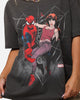 Goat Crew Marvel’s Spider-Man Peter Parker & MJ Heavy T-Shirt Black Wash