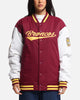 Bleacher Athletic Brisbane Broncos NRL 1908 Baseball Varsity Jacket Official Team Colour