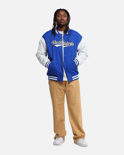 Bleacher Athletic Canterbury-Bankstown Bulldogs NRL 1908 Baseball Varsity Jacket Official Team Colour