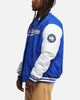 Bleacher Athletic Canterbury-Bankstown Bulldogs NRL 1908 Baseball Varsity Jacket Official Team Colour
