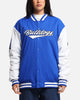 Bleacher Athletic Canterbury-Bankstown Bulldogs NRL 1908 Baseball Varsity Jacket Official Team Colour