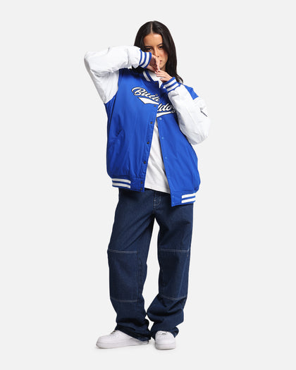 Bleacher Athletic Canterbury-Bankstown Bulldogs NRL 1908 Baseball Varsity Jacket Official Team Colour