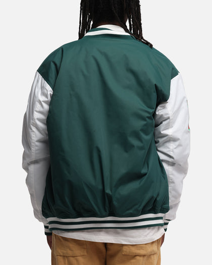 Bleacher Athletic South Sydney Rabbitohs NRL 1908 Baseball Varsity Jacket Official Team Colour