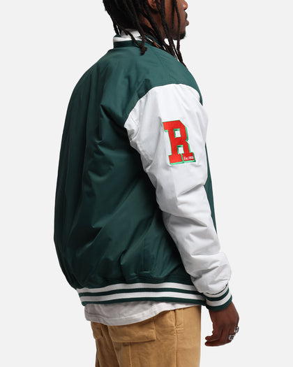 Bleacher Athletic South Sydney Rabbitohs NRL 1908 Baseball Varsity Jacket Official Team Colour