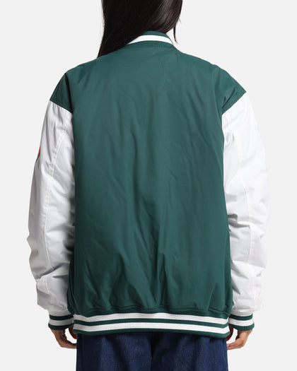 Bleacher Athletic South Sydney Rabbitohs NRL 1908 Baseball Varsity Jacket Official Team Colour