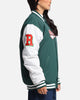 Bleacher Athletic South Sydney Rabbitohs NRL 1908 Baseball Varsity Jacket Official Team Colour