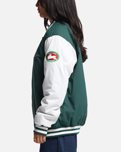 Bleacher Athletic South Sydney Rabbitohs NRL 1908 Baseball Varsity Jacket Official Team Colour