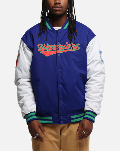 Bleacher Athletic New Zealand Warriors NRL 1908 Baseball Varsity Jacket Official Team Colour