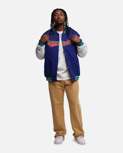 Bleacher Athletic New Zealand Warriors NRL 1908 Baseball Varsity Jacket Official Team Colour