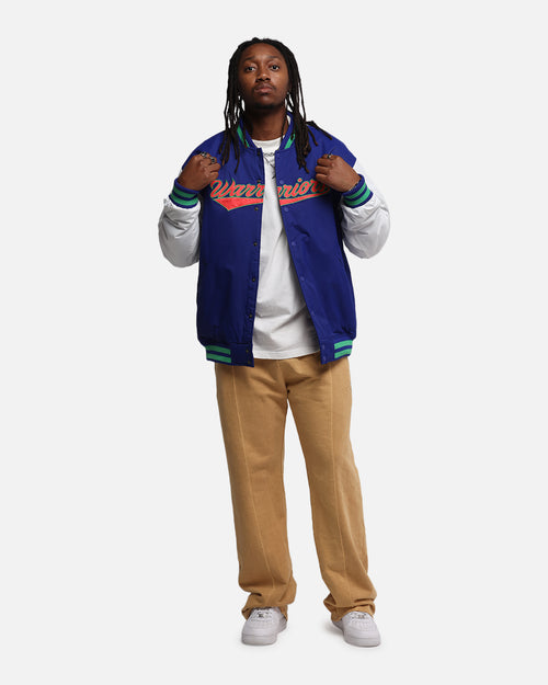 Bleacher Athletic New Zealand Warriors NRL 1908 Baseball Varsity Jacket Official Team Colour