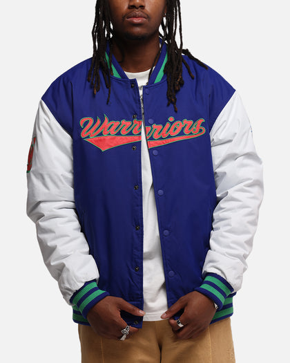Bleacher Athletic New Zealand Warriors NRL 1908 Baseball Varsity Jacket Official Team Colour