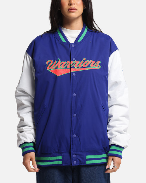 Bleacher Athletic New Zealand Warriors NRL 1908 Baseball Varsity Jacket Official Team Colour