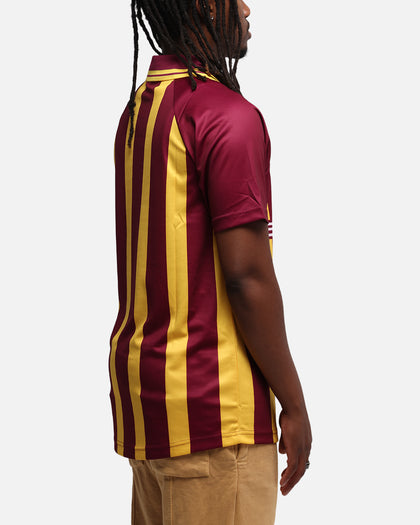 Bleacher Athletic Brisbane Broncos NRL 1908 Collared T-Shirt Official Team Colour