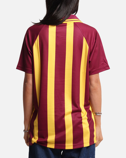 Bleacher Athletic Brisbane Broncos NRL 1908 Collared T-Shirt Official Team Colour