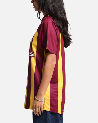 Bleacher Athletic Brisbane Broncos NRL 1908 Collared T-Shirt Official Team Colour