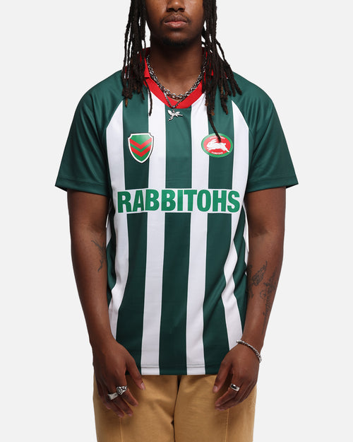 Bleacher Athletic South Sydney Rabbitohs NRL 1908 Collared T-Shirt Official Team Colour