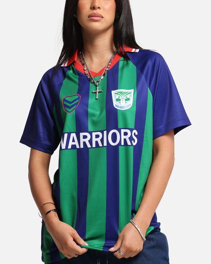 Bleacher Athletic New Zealand Warriors NRL 1908 Collared T-Shirt Official Team Colour