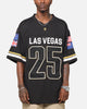 Bleacher Athletic NRL 2025 Las Vegas Round Grid Iron T-Shirt Black