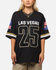 Bleacher Athletic NRL 2025 Las Vegas Round Grid Iron T-Shirt Black