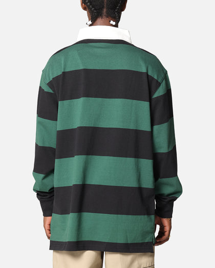 Bleacher Athletic South Sydney Rabbitohs NRL Stripe Rugby Polo Shirt Official Team Colour