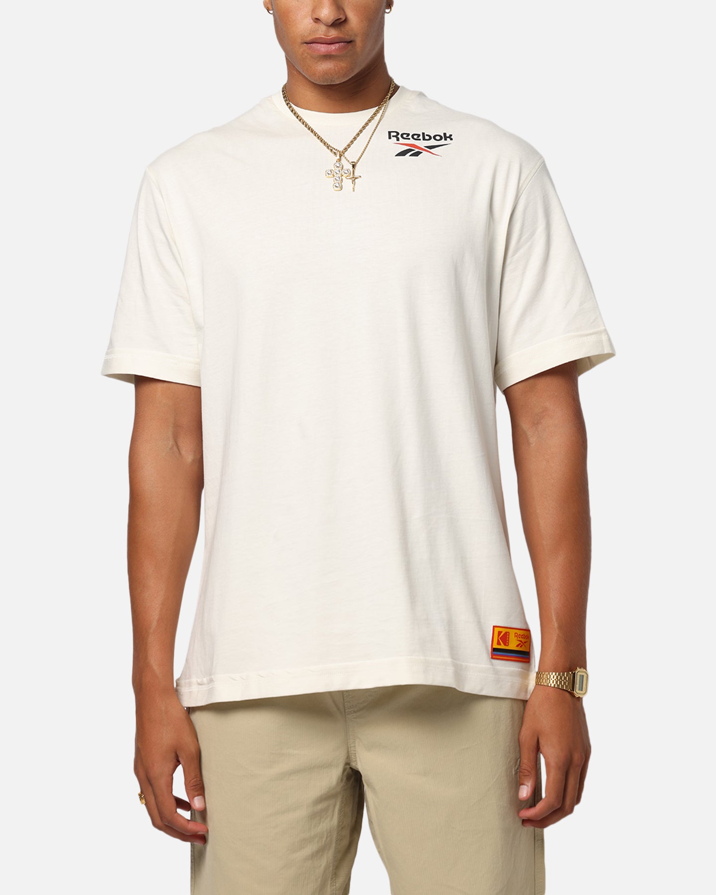 Reebok x Kodak Graphic Run T-Shirt Chalk | Culture Kings