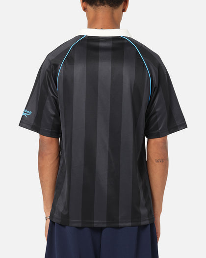 Reebok Retro Footy Polo T-Shirt Black