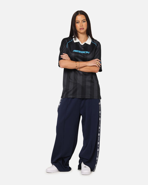 Reebok Retro Footy Polo T-Shirt Black