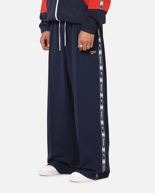 Rebook Taped Track Pants Navy